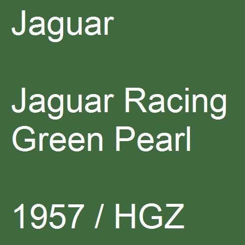 Jaguar, Jaguar Racing Green Pearl, 1957 / HGZ.